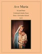 Ave Maria SA choral sheet music cover